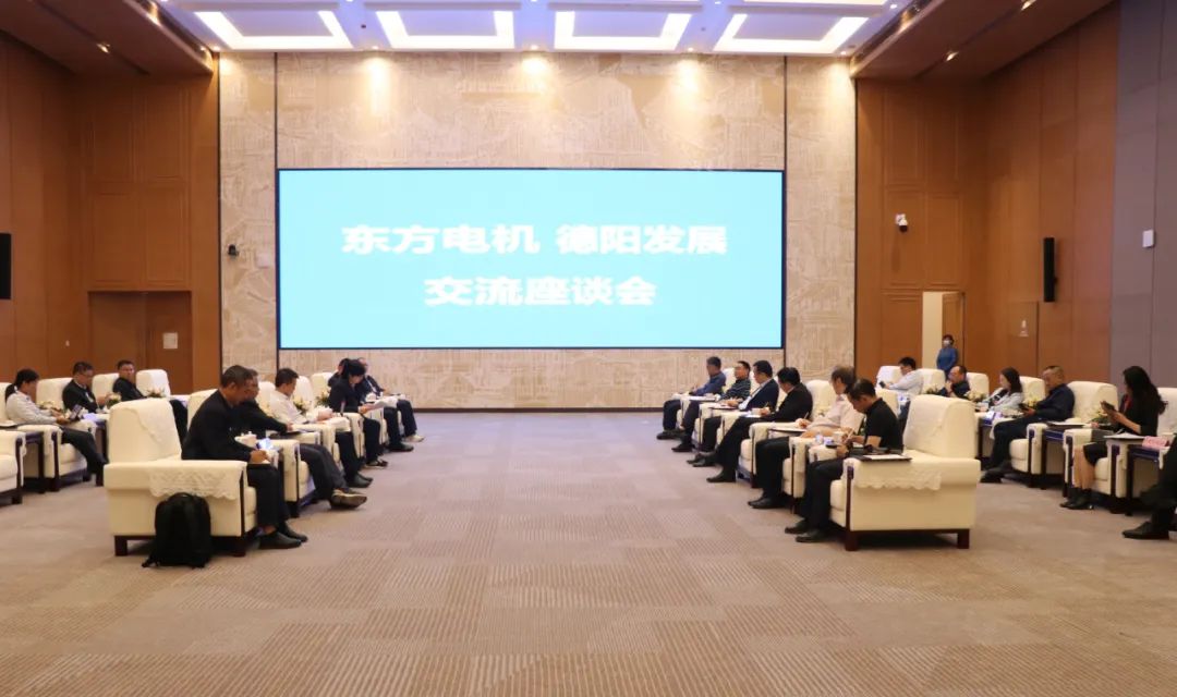 【决战四季度 大干一百天】hanimetv与东方电机座谈交流深化央地合作