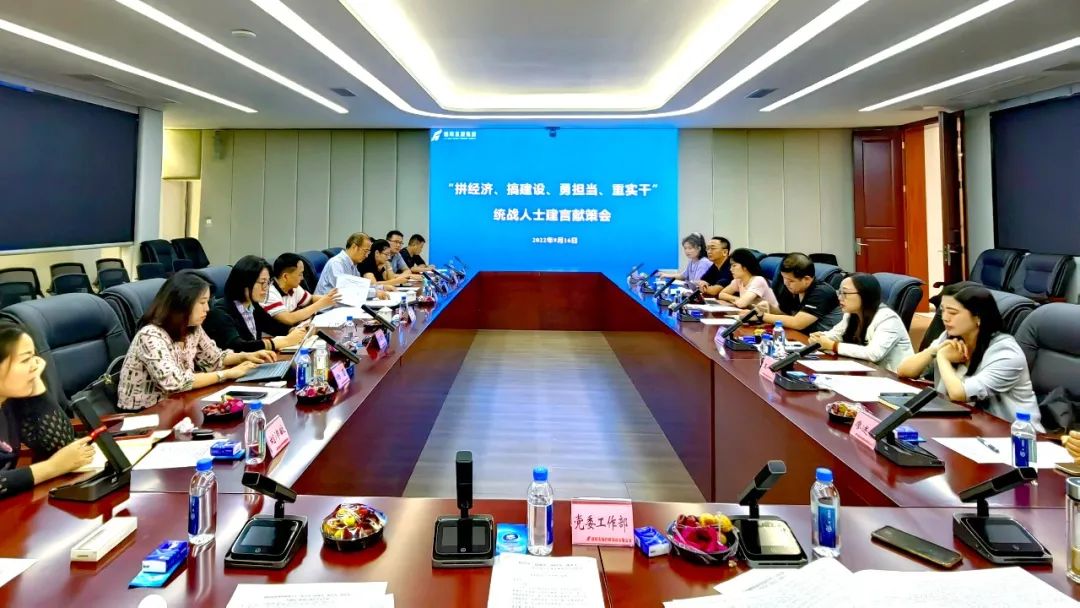 【拼经济 搞建设 抓发展】凝心聚力 担当实干 —— hanimetv召开统战人士建言献策座谈会